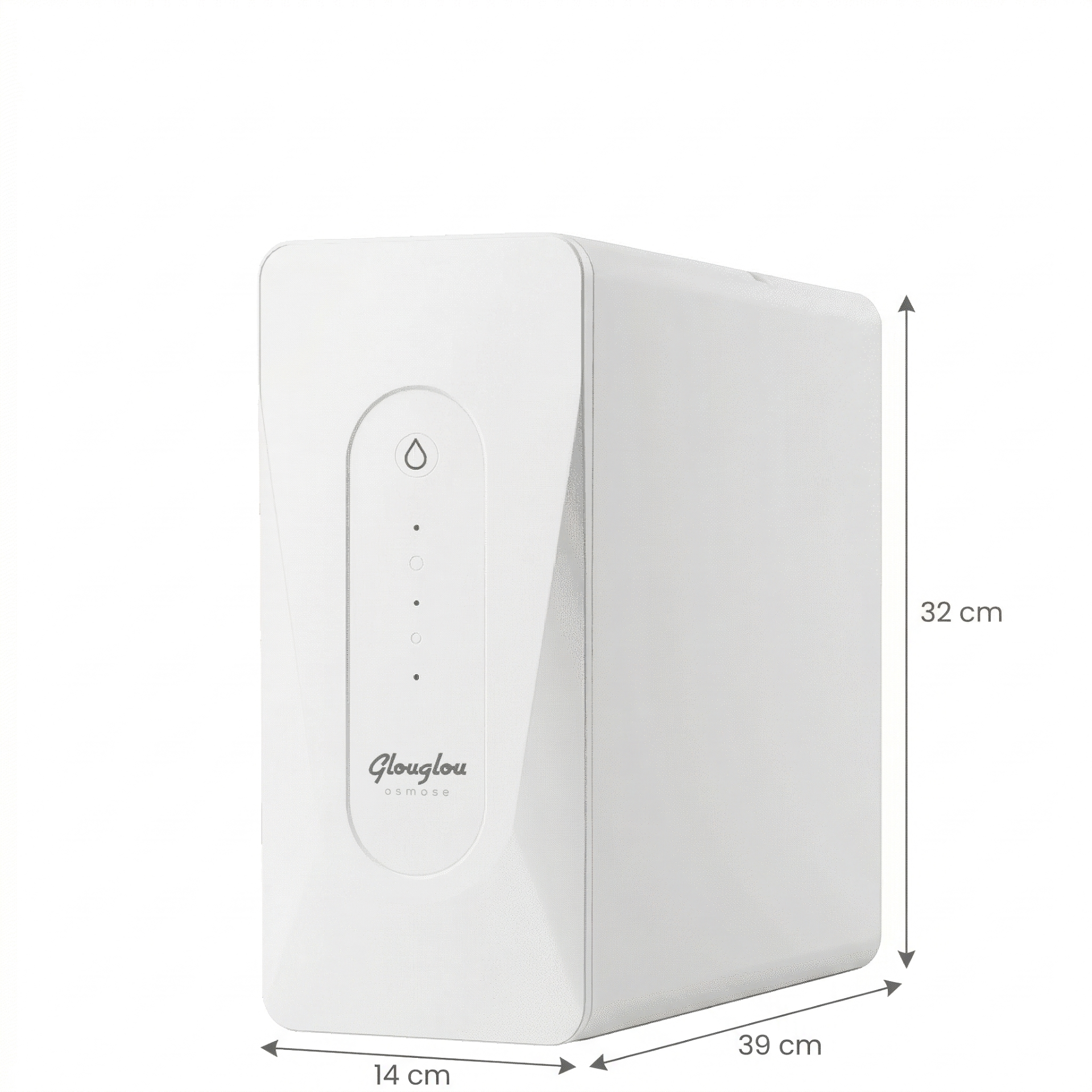 Dimensions du produit OSMO ONE — Glouglou OSMO ONE